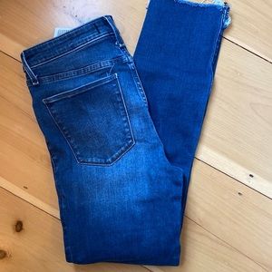 Abercrombie high rise ankle jeans